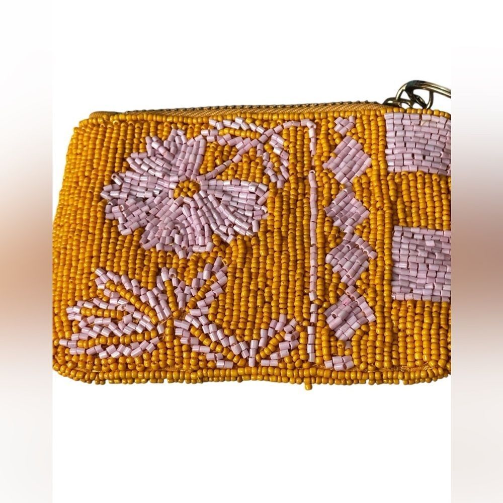 Anthropologie The Fiona beaded coin purse